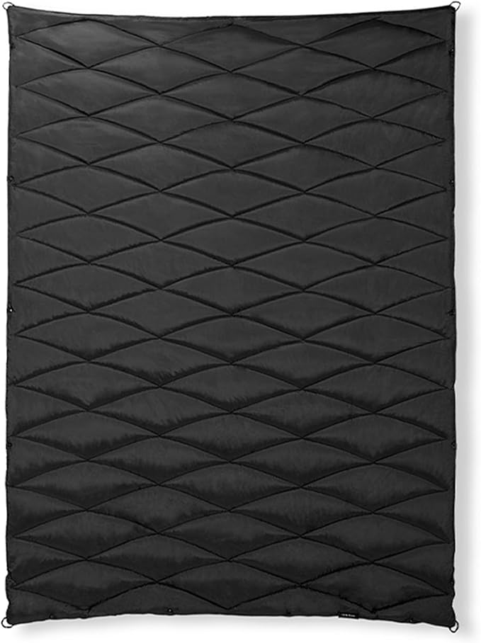 Nomadix Smoky Mountains Puffer Blanket – Water-Resistant, Eco-Friendly Insulated Blanket with Snaps for Camping, Beach, and Travel, Made from Recycled Materials