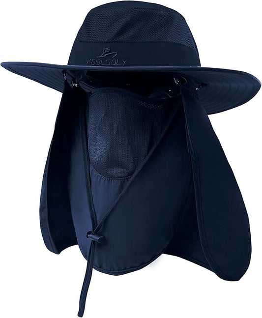 Fishing Hat,Sun Cap with UPF 50+ Sun Protection and Neck Flap,for Man and Women