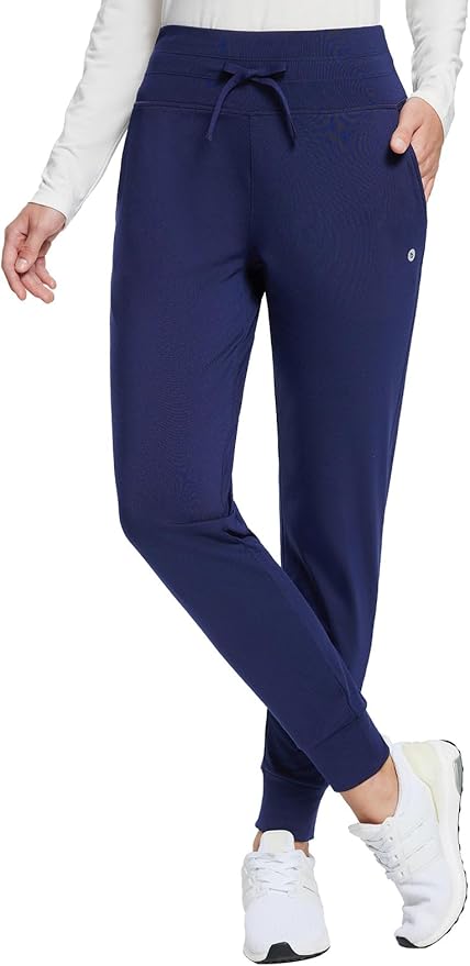 baleaf Women's Fleece Lined Pants Water-Resistant Sweatpants Winter Thermal Ski Hiking Running Joggers