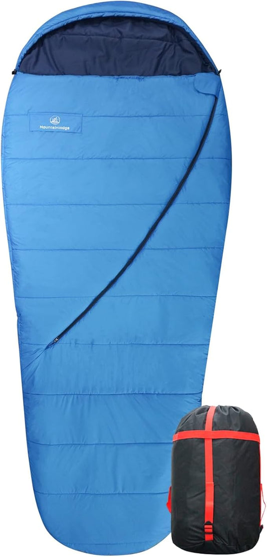 Balance Sleeping Bag for Adult,Cold&Warm Weather with Compression Sack and Water Resistant for Family Camping,Travel and Car Camping