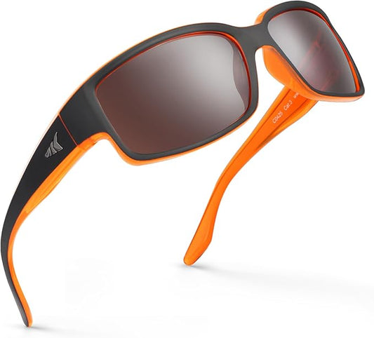KastKing Skidaway Polarized Sport Sunglasses for Men and Women,Ideal for Driving Fishing Cycling and Running,UV Protection