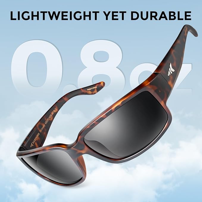 KastKing Skidaway Polarized Sport Sunglasses for Men and Women,Ideal for Driving Fishing Cycling and Running,UV Protection