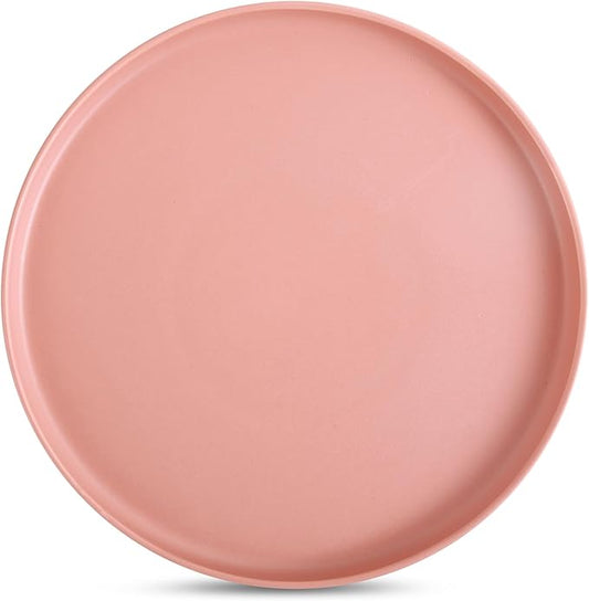 Stone Lain Stella Dinner Plate 6-Piece Set, Round, Porcelain, Terracotta