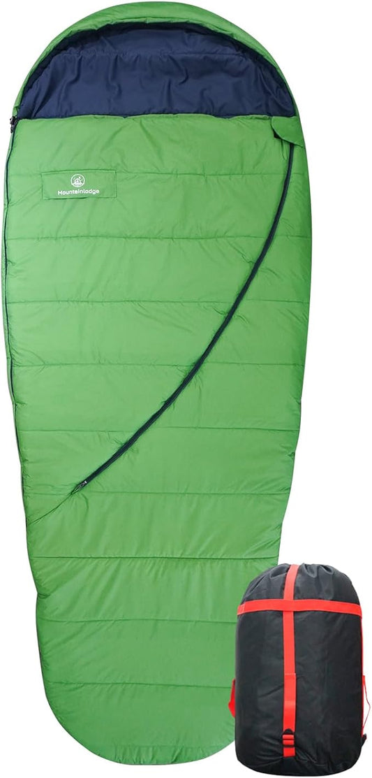 Balance Sleeping Bag for Adult,Cold&Warm Weather with Compression Sack and Water Resistant for Family Camping,Travel and Car Camping