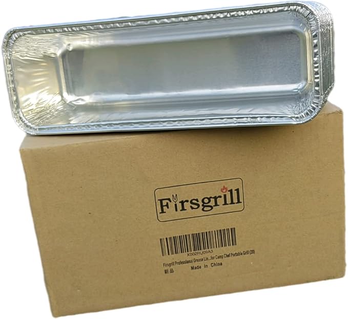 Professional Grease Liners Disposable Aluminum Foil Drip Pans for Camp Chef Portable Grill (20)