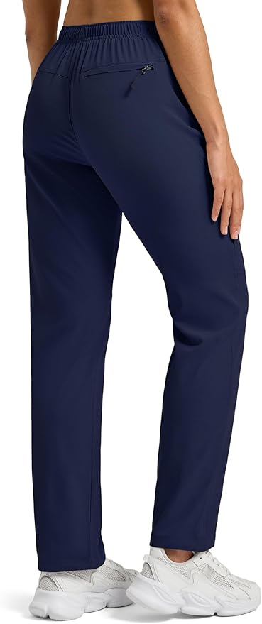 Willit Women's Hiking Pants Quick Dry Cargo Pants Lightweight Water Resistant Travel Golf Pockets Petite/Regular/Tall