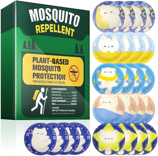 Mosquito Repellent, Mosquito Repellant Indoor, Mosquito Repellent Outdoor Patio, Mosquitoes Deterrent for Yard/Travel/Camping/Hiking, Keep Mosquito Away-24Pcs