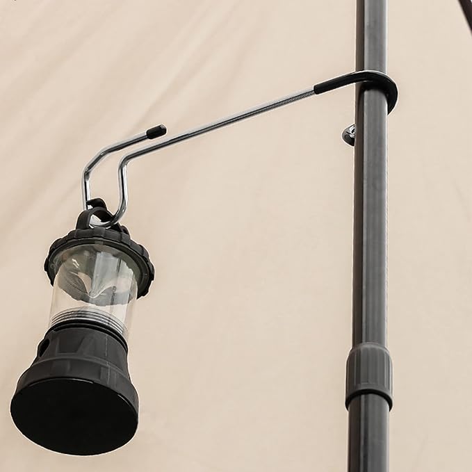 3PCs Garage Shelving Storage Hooks for Outdoor Camping Lanterns, Non-Slip Bird Feeders, Kitchen Shelving Poles