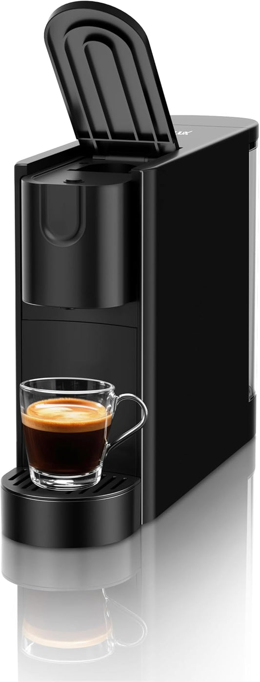 CHULUX RectoCafé Espresso Machine for Nespresso Original Capsule Pod, 20 Bar Professional Italian Pump Coffee Machine, Extra Mini Espresso Maker for Home & Office, Black