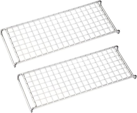 CAMPINGMOON 304 Stainless Steel Cooking Grates for Camping Stove Grill Campfire Open Fire MTG-G,MTG-2G,MTG-JS,MTG-JL
