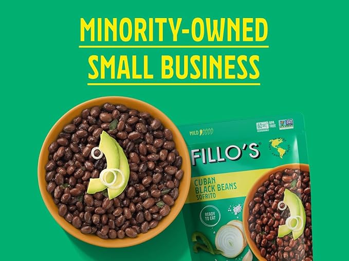 Fillo's Ready to Eat Variety Pack | Black Beans, Lentils, Pinto Beans, Mayocoba Beans | Gluten-Free, Preservative-Free, Microwavable Meals, Non-GMO, Vegan, Plant Protein, 10 oz Pk of 6