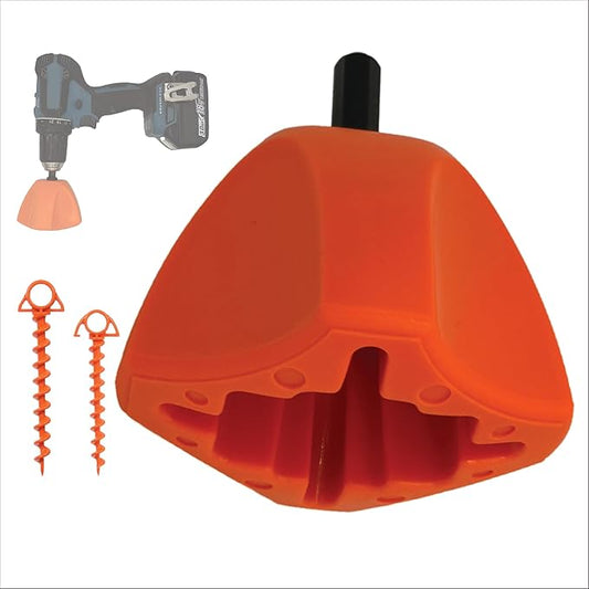 The ScrewDriver 2.0, Use With Orange Screw Ground Anchors For Easy & Quick Installation