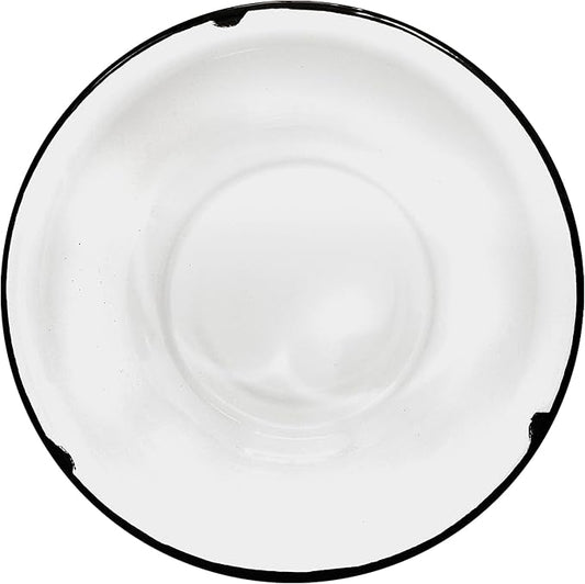 BCD Classic Primitive Enamelware Basin - Vintage-Style Metal Bowl for Kitchen, Camping, and Everyday Use – Chip-Resistant & Easy to Clean
