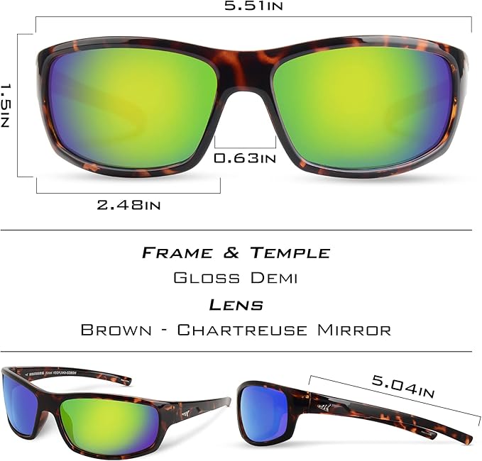 KastKing Kateel Polarized Sport Sunglasses for Men and Women, Ideal for Driving Fishing Cycling and Running,UV Protection