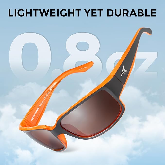 KastKing Skidaway Polarized Sport Sunglasses for Men and Women,Ideal for Driving Fishing Cycling and Running,UV Protection