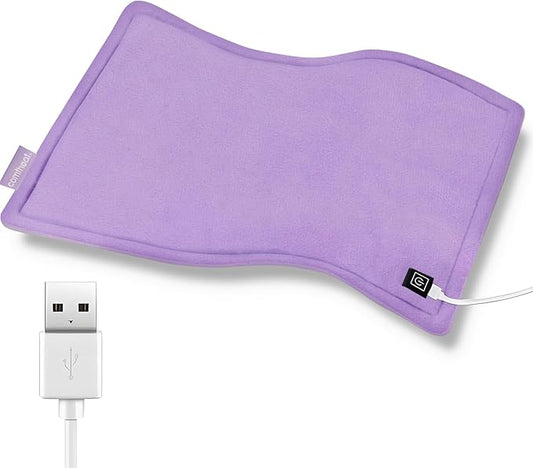 USB Plug-in Heating Pad, 5V Travel Heated Pads, FSA HSA Eligible 3 Heat Settings & Auto Shut Off, USB Powered Small Heating Pad for Pain Relief, 16"x 12", Non-Chargeable