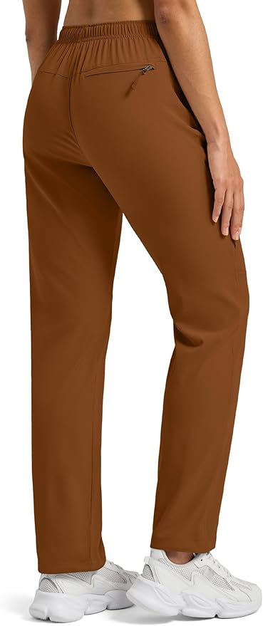 Willit Women's Hiking Pants Quick Dry Cargo Pants Lightweight Water Resistant Travel Golf Pockets Petite/Regular/Tall