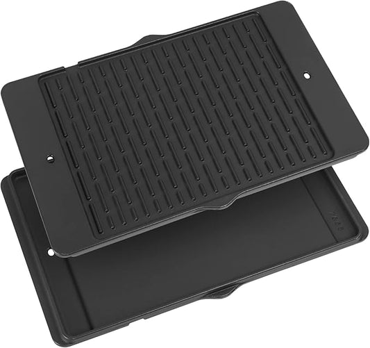 7566 Griddle for Weber Genesis 300 Series, Cast Iron Grill Plate for Weber Genesis E-310 E-320 E-330 S-310 S-320 S-330 EP-310 EP-320 EP-330 CEP-310