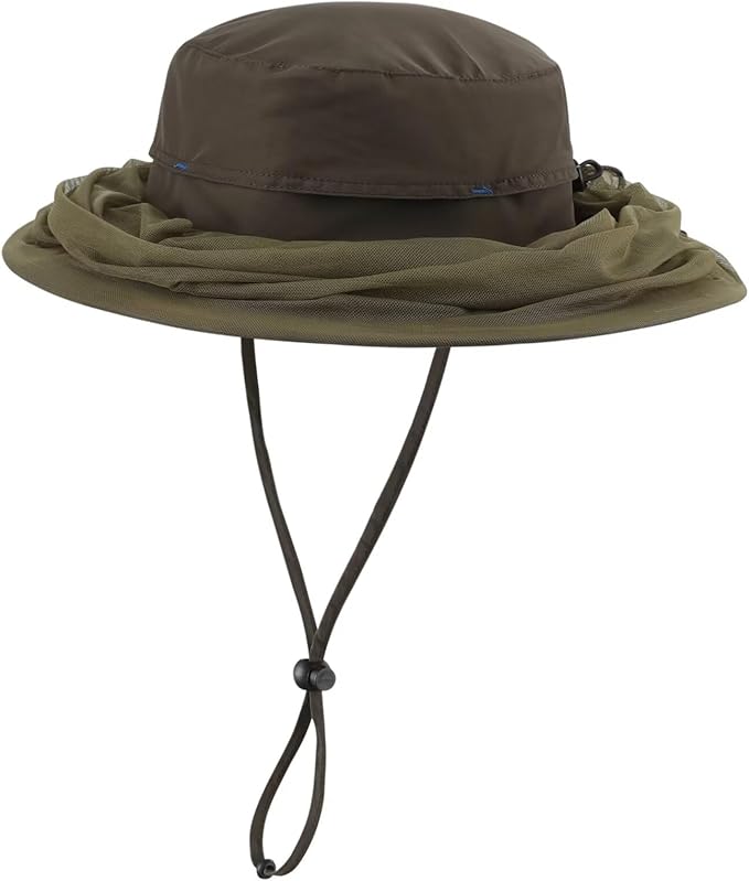 Connectyle Men's Mosquito Net Hat for Fishing Gardening Beekeeping Hiking Boonie Hat Outdoor UPF 50+ UV Sun Protection Hat