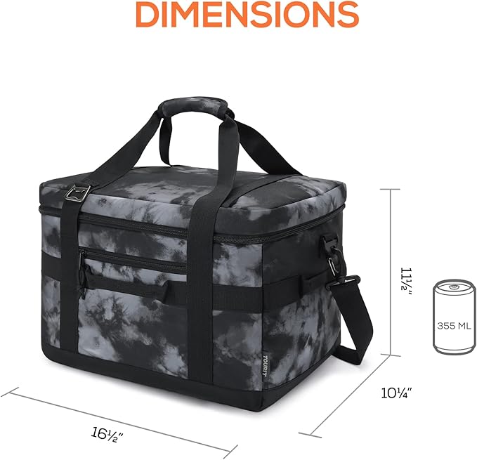 TOURIT Cooler Bag 48/60 Cans Insulated Soft Cooler Large Collapsible Cooler Bag 32/40L Lunch Coolers for Picnic, Beach, Work, Trip