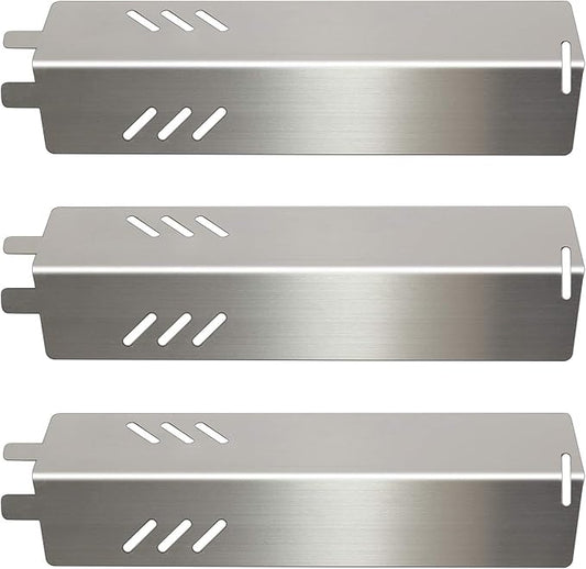 Gas Grill Heat Plates Stainless Steel BBQ Parts Replacement Backyard Grill Accessories BY14-101-001-01, BY13-101-001-11, BY16-101-002-05, GBC1429W-C, GBC1429W, Uniflame GBC1329W, GBC1403W, 3 Pack