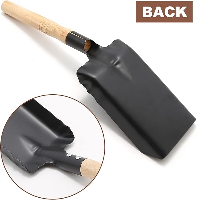 Fireplace Ash Shovel Tool Scoop Dust Pan Coal Hand Shovel Fire Stove Fireplace Trowel Ash Sweep Farm Wood