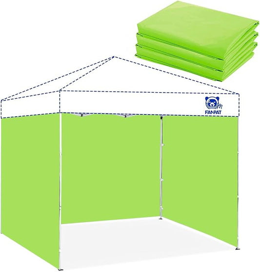 3PCS Canopy Sidewalls for 10x10 Pop Up Canopy Tent Waterproof, 99% UV Protection, 3 Piece Sidewalls(Sidewall Only, Canopy Tent NOT Included)