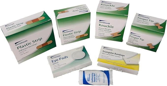 Class-B First Aid Refills Medication Without Cabinet | Essential Medications for Emergency Preparedness | Ensuring Long-Lasting Reliability | Exceeds OSHA/Ansi Z308.1 2015 | Over 1250 PCS