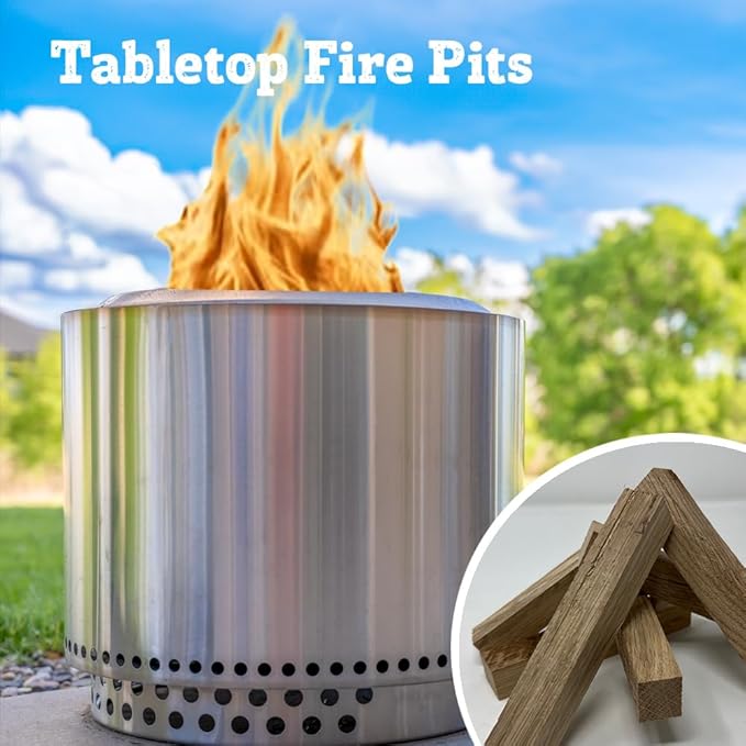 Premium Kiln Dried Wood Kindling for Pizza Ovens, Tabletop Fire Pits & Campfires
