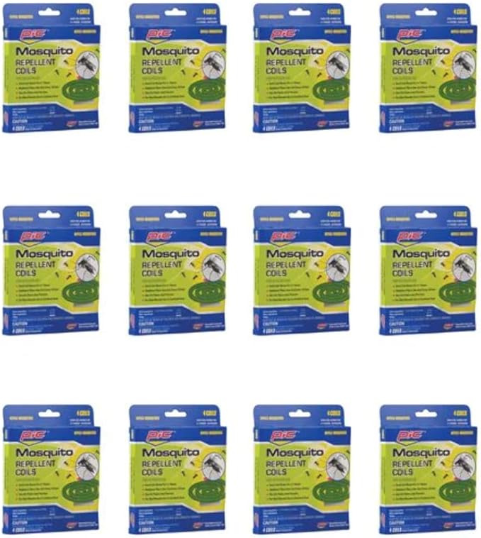 PIC C412 Mosquito Repellent Coils (12 Packs of 4)