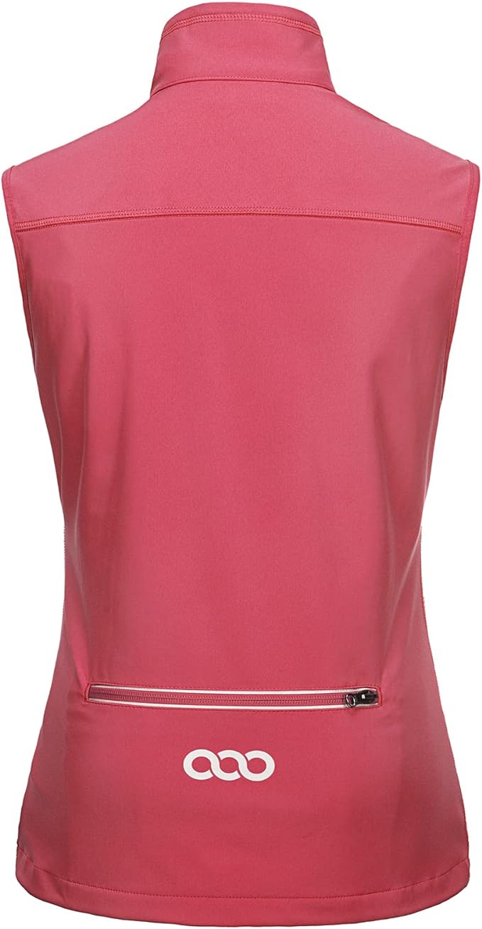 33,000ft Women's Lightweight Running Vest Outerwear with Pockets, Windproof Sleeveless Jacket for Golf Hiking Travel