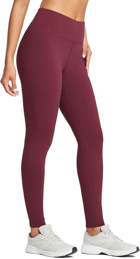 baleaf Women's Fleece Lined Leggings Water Resistant Thermal Winter Warm Tights High Waisted with Pockets Running Gear