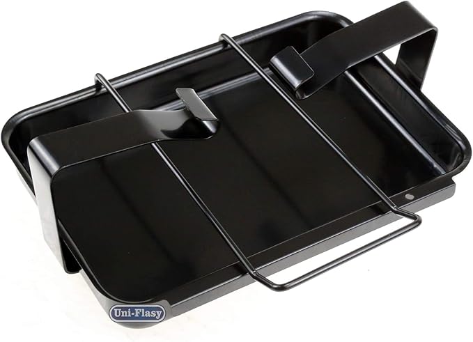 Uniflasy 7515 Grill Catch Pan Holder/Drip Pan/Grease Collection Pan Replacement Parts for Weber Genesis 1000-5500, Genesis Silver/Gold/Platinum, Genesis II Series, Platinum I/II, and Summit Grills
