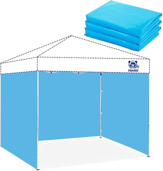 3PCS Canopy Sidewalls for 10x10 Pop Up Canopy Tent Waterproof, 99% UV Protection, 3 Piece Sidewalls, (Sidewall Only, Canopy Tent NOT Included)