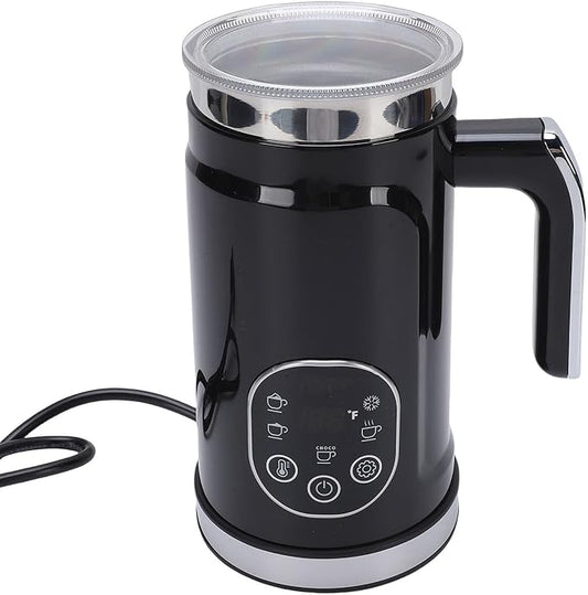 Electric Milk Frother Touch Control Adjustable Temperature Automatic Hot and Cold Milk Foam Maker