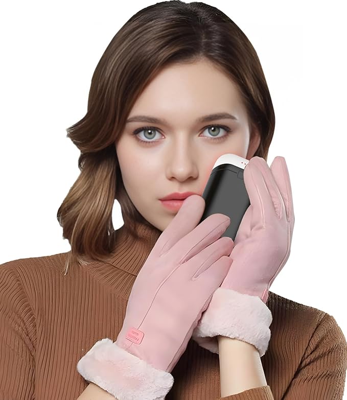 Hand Warmers Rechargeable [Double-Sided Heating] [Equipped with Heat-conducting Silicone][Shockproof] Suitable Skiing for Golf Hunting Hiking Outdoor Camping