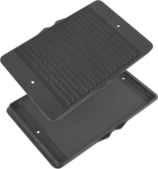 7598 Griddle for Weber Spirit 300 Spirit E-310 E-315 E-320 E-330 S-310 S-315 Spirit ii E310, Reversible Griddle for Weber Genesis Silver B/C Genesis Gold B/C,Genesis Platinum, Genesis1000-5000