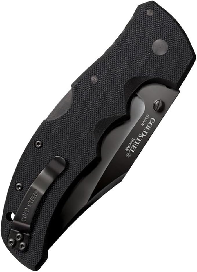 Cold Steel Recon 1 4" S35VN Razor-Sharp Blade 5.375" G-10 Handle Tactical Folding Knife w/Tri-Ad Lock, Ambidextrous Pocket/Belt Clip