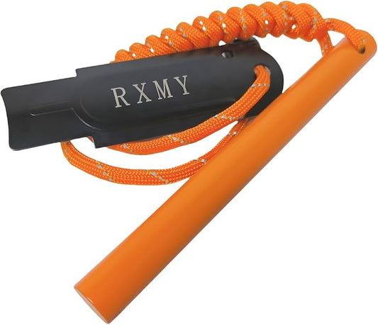 RXMY Fire Starter Survival Tool 5 Inch,Ferro Rod Flint Fire Starter,A Kit for Wilderness Survival.5(Long) x 1/2"(Diameter)