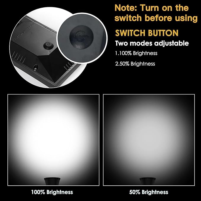 MEIHONG Solar Spot Light Outdoor, Waterproof Solar LED Landscape Lights Dusk to Dawn, 2-in-1 Solar Spotlight Solar Powered Accent Lights for Garden Porch Walkway Patio (1 Pack)