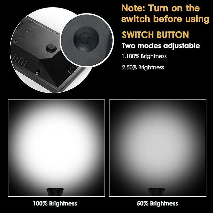 MEIHONG Solar Spot Light Outdoor, Waterproof Solar LED Landscape Lights Dusk to Dawn, 2-in-1 Solar Spotlight Solar Powered Accent Lights for Garden Porch Walkway Patio (4 Pack)