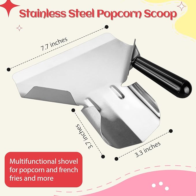 402 Pcs Popcorn Bags with Popcorn Scoop and Salt Shaker,1 oz Small Pop Corn Bags Popcorn Bags Individual Servings for Popcorn Machine Supplies Party Movie Night Theater