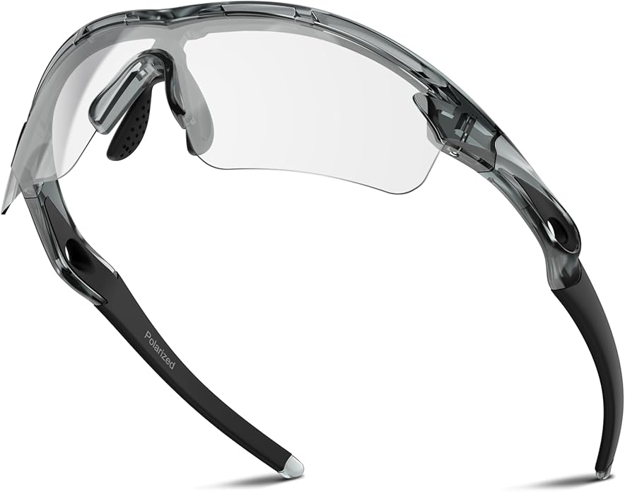 Rosemal Sports Sunglasses Polarized Cycling Sunglasses Running Driving Fishing Hiking for Men Women UV400 TAC TR90