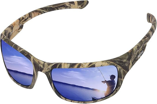 Floating Polarized Fishing Sunglasses for Men UV Protection Fishing Glasses Boating Kayaking Water Sport Glasses