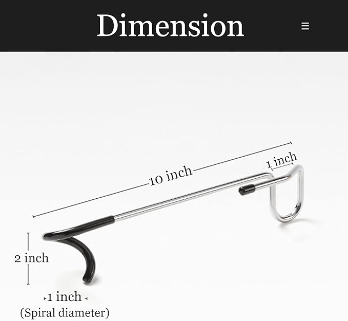 3PCs Garage Shelving Storage Hooks for Outdoor Camping Lanterns, Non-Slip Bird Feeders, Kitchen Shelving Poles