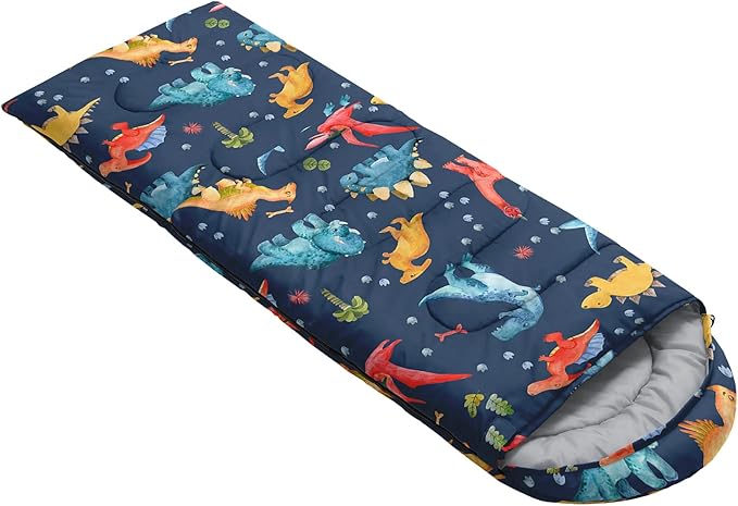 QOOMO Camping Sleeping Bags,3 Season Warm & Cool Weather,Lightweight,Waterproof Sleeping Bags for Adults & Kids,Traveling,and Outdoors,Camping Gear Equipment