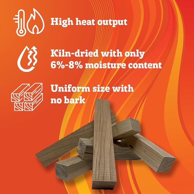 Premium Kiln Dried Wood Kindling for Pizza Ovens, Tabletop Fire Pits & Campfires