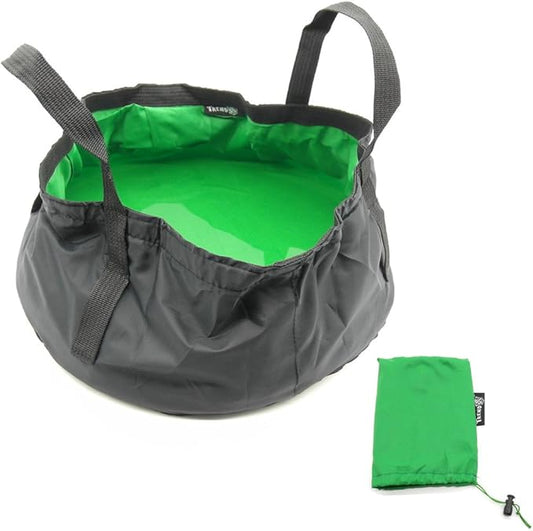 TRENDBOX Foldable Wash Basin Sink Water Bag Portable Mini 8.5L for Footbath Camping Hiking Outdoor Durable Design
