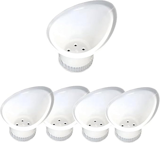 WASH+OUT Eye Wash Cup Kit – Portable Eyewash Cup and Eye Rinse Solution Accessory – Emergency Eye Wash Cup for Eye Care, First Aid Kit, Clear Eyes Flush, Eyewash Cups Disposable - 5 Pack