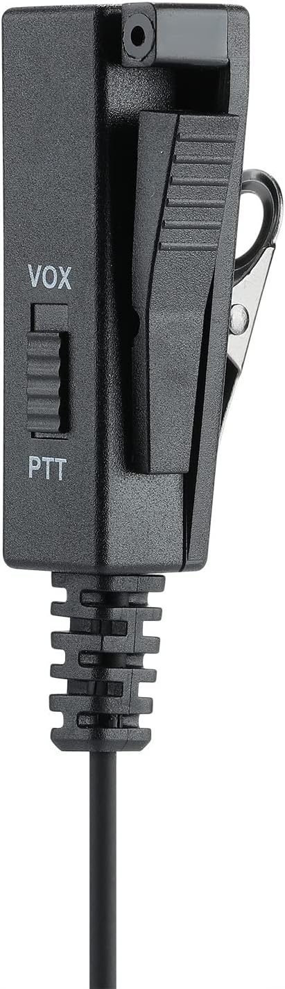 Covert Acoustic Tube Walkie Talkie Earpiece Surveillance Headset with Mic Compatible with CLS1110 Motorola Two Way Radio